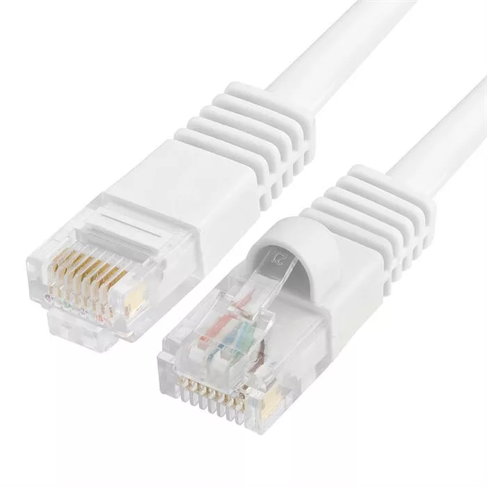 Cat5e Ethernet Network Patch Cable 3 Feet White
