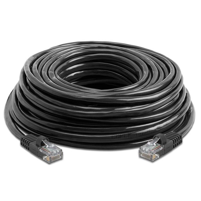 High Speed Lan Cat5e Patch Cable 50FT, Black