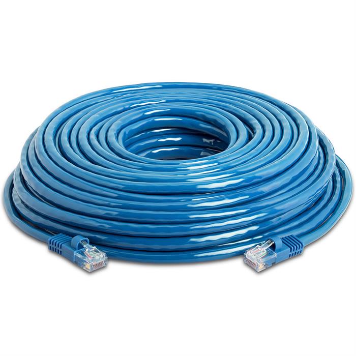 High Speed Lan Cat5e Patch Cable 50FT Blue