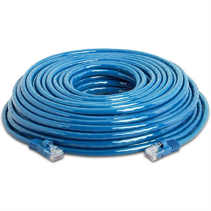 High Speed Lan Cat5e Patch Cable 50FT Blue
