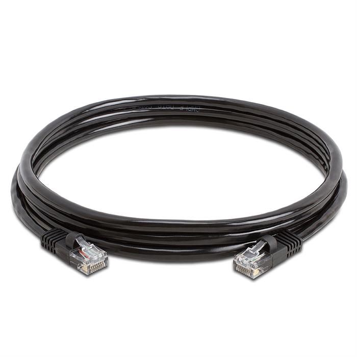 High Speed Lan Cat5e Patch Cable 7FT, Black