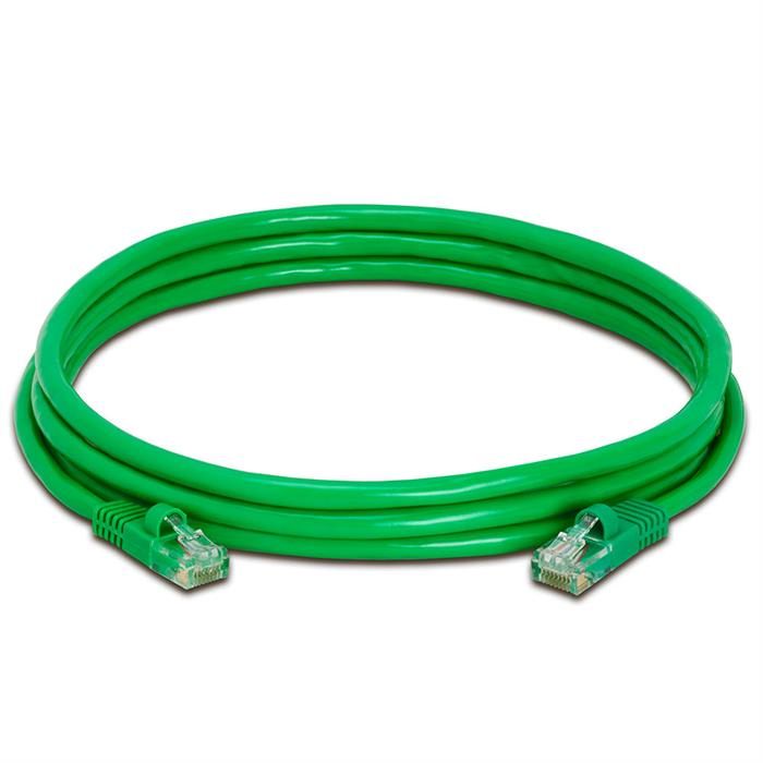 High Speed Lan Cat5e Patch Cable 7FT Green