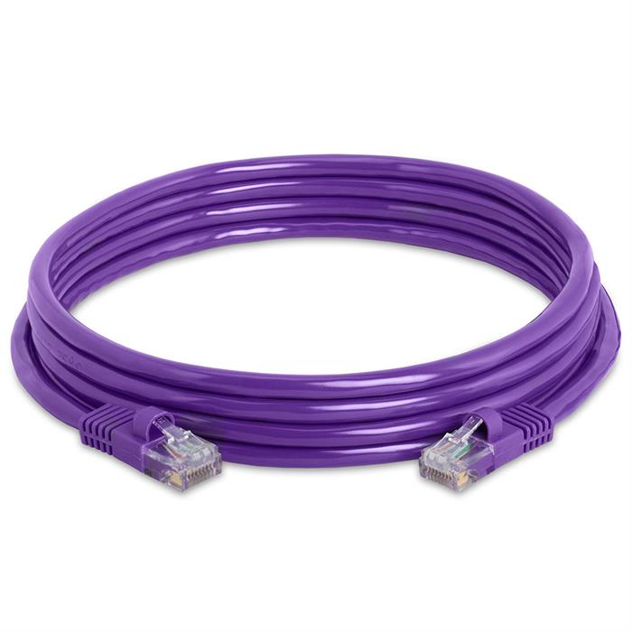 High Speed Lan Cat5e Patch Cable 10FT Purple