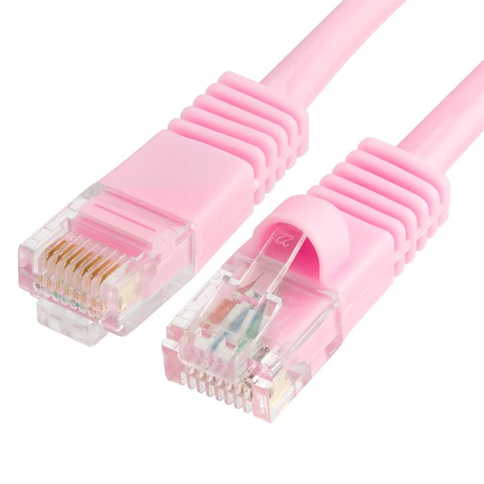 2 Pack ACL 3 Feet RJ45 Snagless/Molded Boot Yellow Cat5e Ethernet LAN Cable 