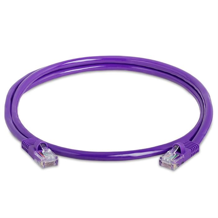 High Speed Lan Cat5e Patch Cable 3FT Purple