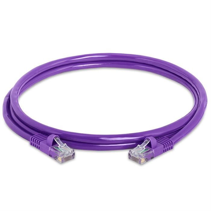 High Speed Lan Cat5e Patch Cable 5FT Purple