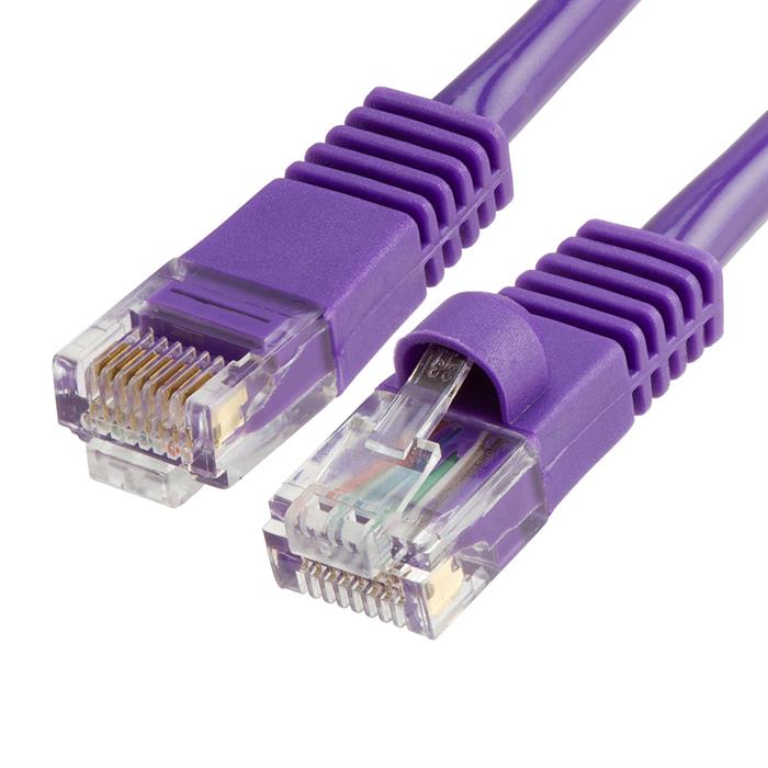 Cat5e Ethernet Network Patch Cable 75 Feet Purple