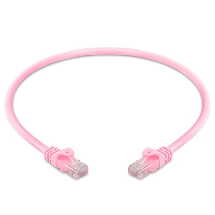 High Speed Lan Cat6 Patch Cable 1.5FT Pink