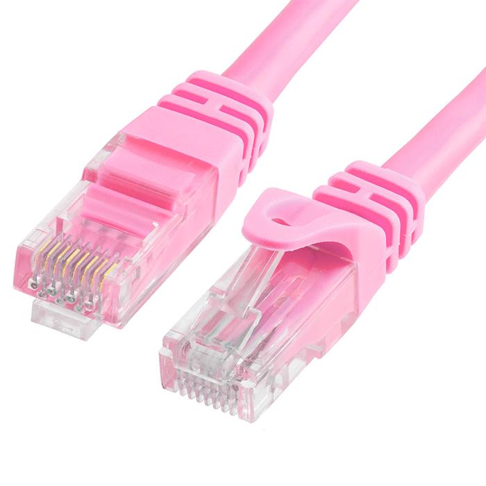 Cat6 Ethernet Network Patch Cable 10 Feet Pink