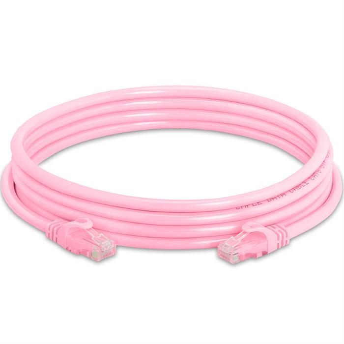 High Speed Lan Cat6 Patch Cable 10FT Pink