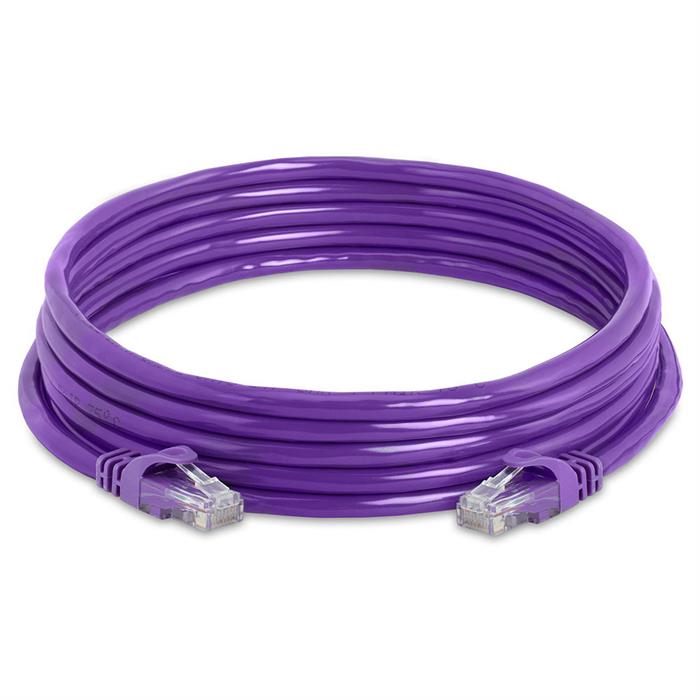 High Speed Lan Cat6 Patch Cable 15FT Purple
