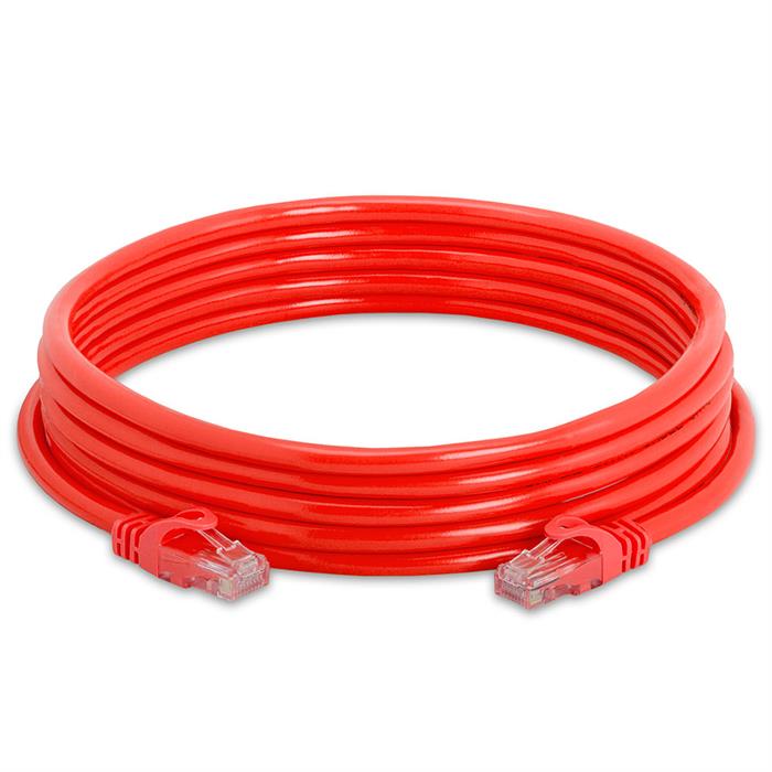 High Speed Lan Cat6 Patch Cable 15FT Red