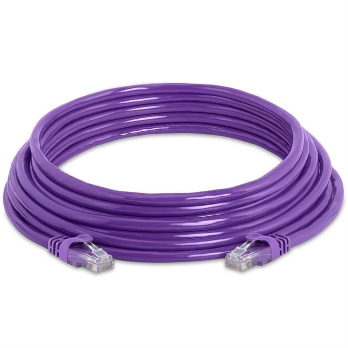 High Speed Lan Cat6 Patch Cable 25FT Purple