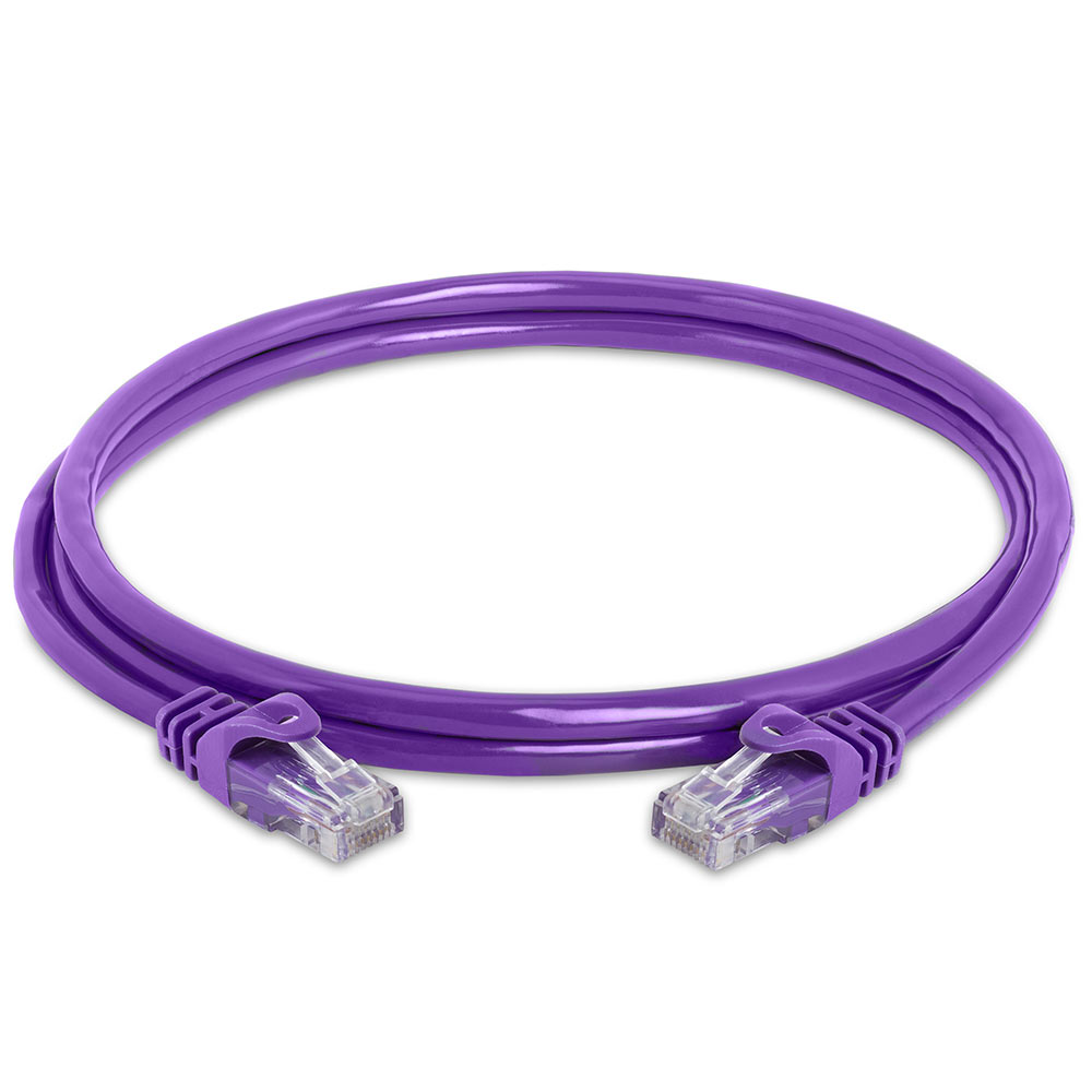 CAT 6 500MHz UTP 25FT Cable Purple 