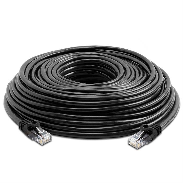 High Speed Lan Cat6 Patch Cable 100FT Black