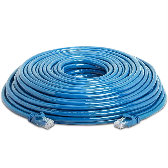 High Speed Lan Cat6 Patch Cable 100FT Blue