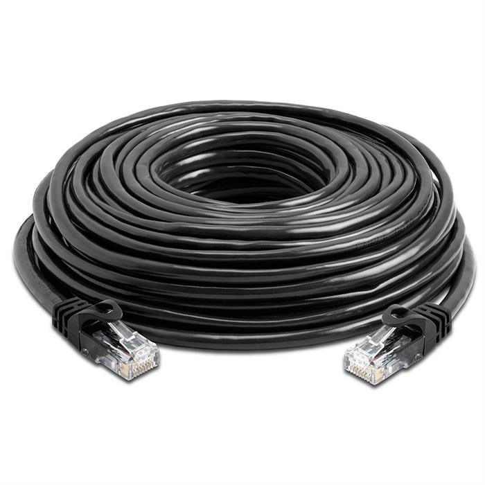 High Speed Lan Cat6 Patch Cable 75FT Black