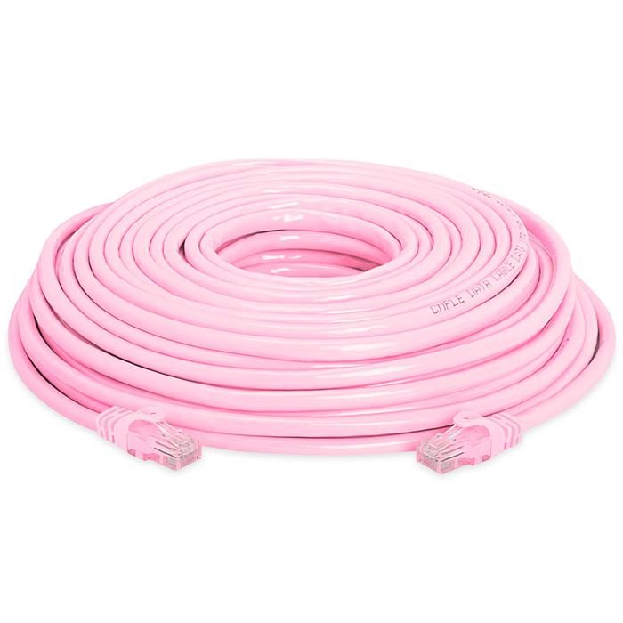 High Speed Lan Cat6 Patch Cable 75FT Pink