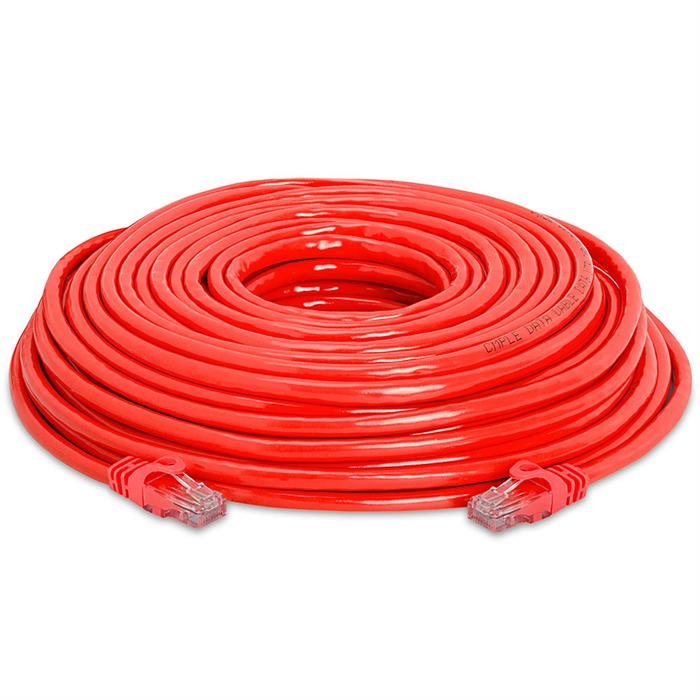 High Speed Lan Cat6 Patch Cable 75FT Red