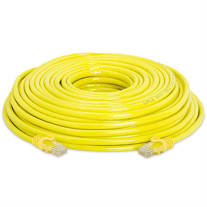 High Speed Lan Cat6 Patch Cable 75FT Yellow
