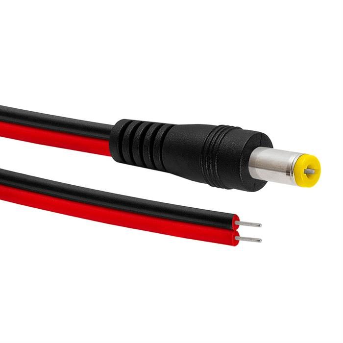 CCTV Male Power Lead Cable Connector for Security Cameras