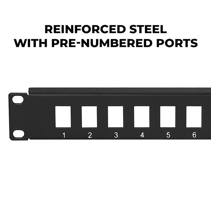 Reinforced Steel with prenumbered ports