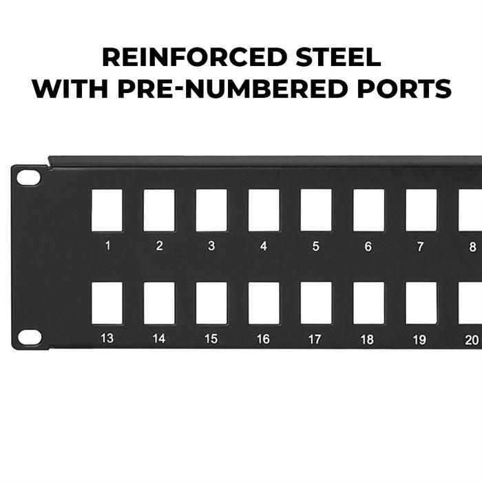 Reinforced Steel with prenumbered ports	