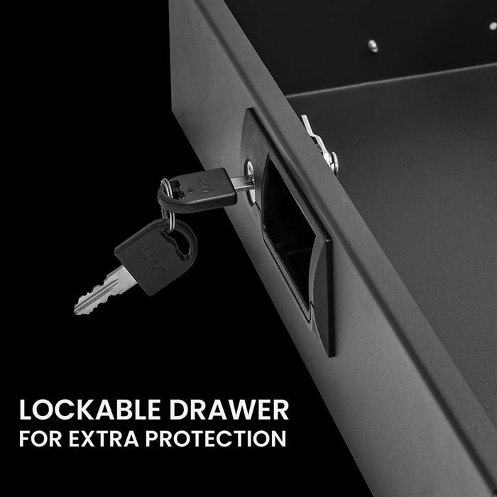 2U Unit - Lockable Drawer for Extra Protection