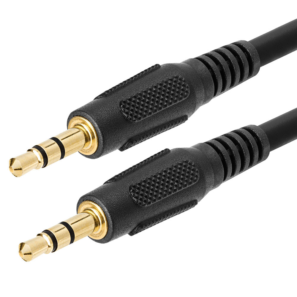 gips hungersnød sværge Stereo Audio 1/8” Mini Plug Male To Male Patch Cable – 25Feet