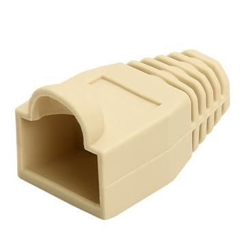 Cmple 50-Pack RJ45 Strain Relief Boots, RJ45 Boots for Cat6, Cat5e Ethernet RJ45 LAN Cable Connector Boots Cover - 50 PCS, Ivory