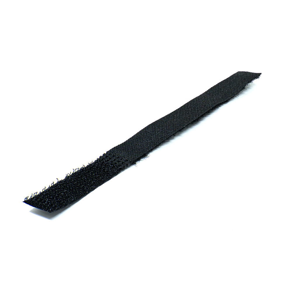 6 Velcro Strap 1/2 Width Black 50pc Pack