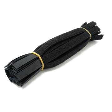 Velcro Strap 1/2 " Width - 50PCS Pack, Black