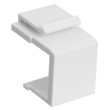 Cmple – Blank Keystone Jack Inserts for Keystone Wallplate, Blank Insert for Wall Plate - 10 Pack, White