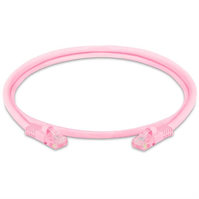 High Speed Lan Cat5e Patch Cable 3FT Pink