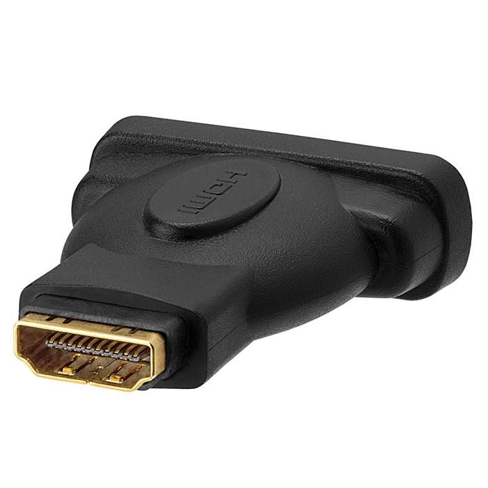 Cmple - DVI-D Female to HDMI Female Adapter, High Speed HDMI Female To DVI Female Coupler, High Quality DVI-D (24+1) Female to HDMI Female Adapter, Gold Plated Compatible with HDTV, DVD, Projectors