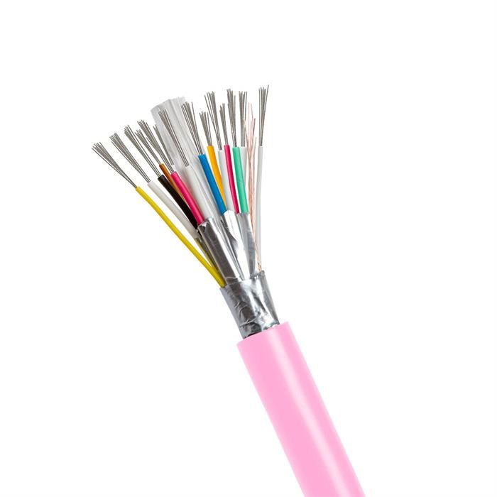 HDMI Cable Close Up Wires Pink 1.5 Foot