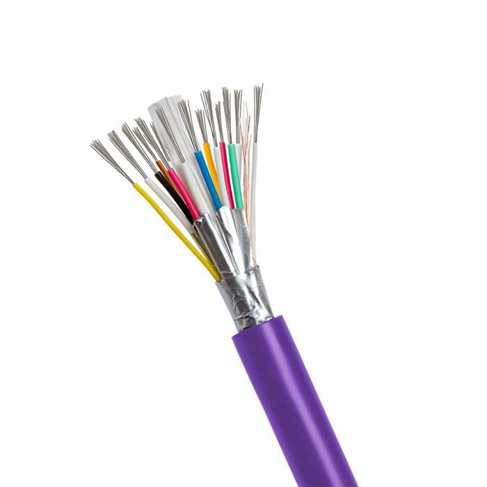 HDMI Cable Close Up Wires Purple 10 Foot