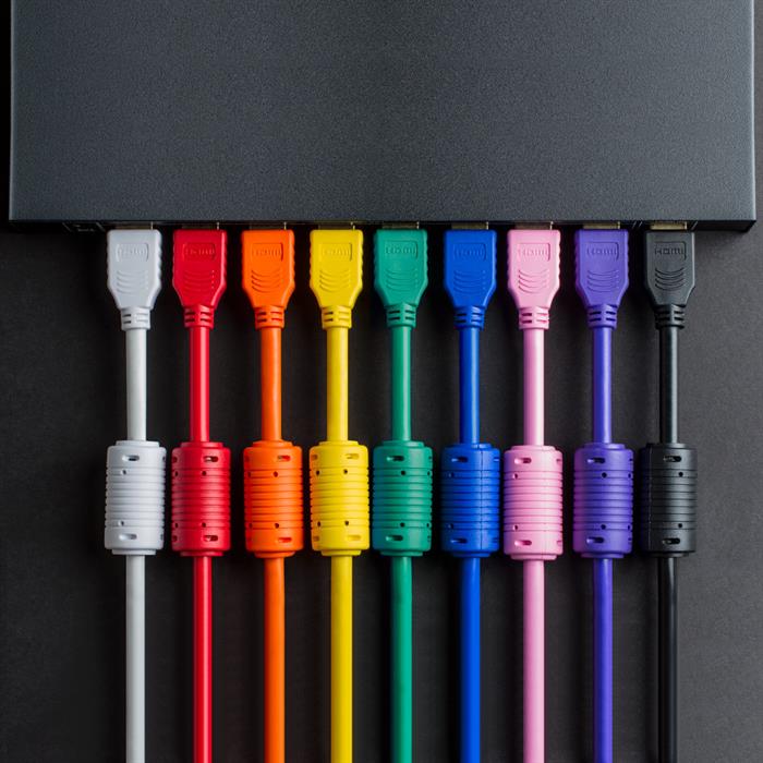 HDMI Cable Color Selection Purple 3FT
