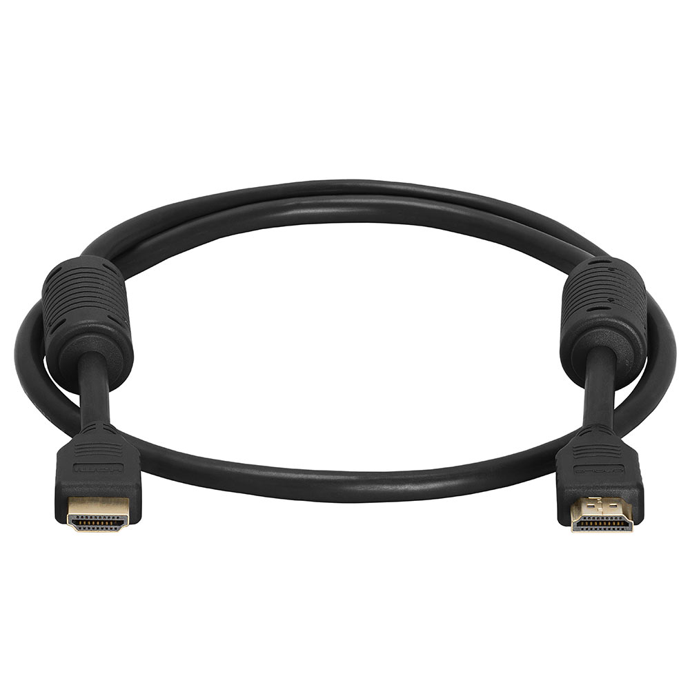 28 AWG High HDMI with Ethernet and Ferrite Cores 3 Feet