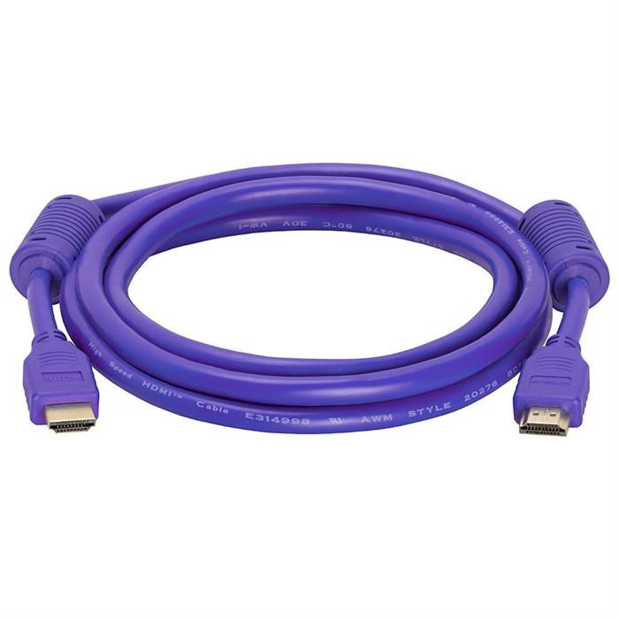 HDMI Cable 6 FT Purple