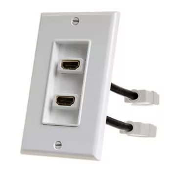 Hdmi Wall Plates For Versatile Home Theater Connections - How To Run Hdmi Cable Behind Wall