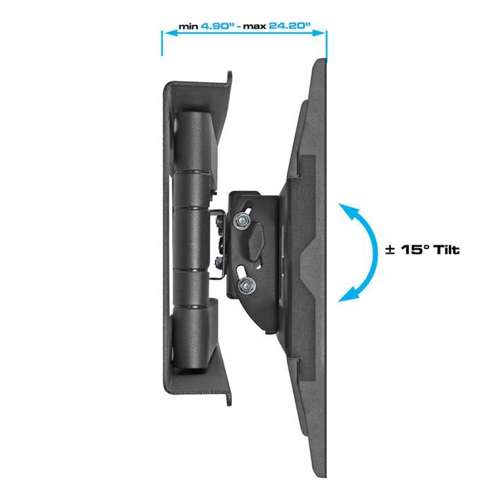 TV Wall Mount For 32"-55" Side Dimensions and Features	