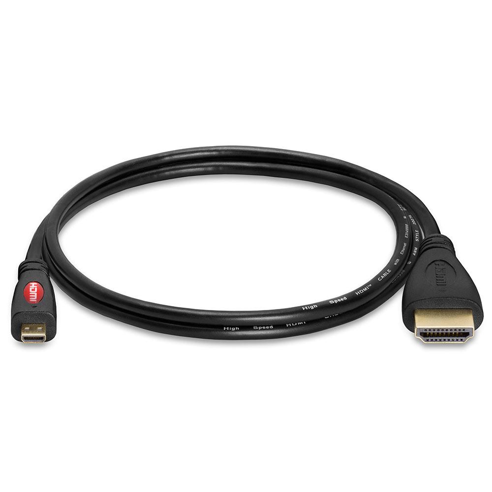 Micro HDMI to cable Gold Plated - 3 Feet