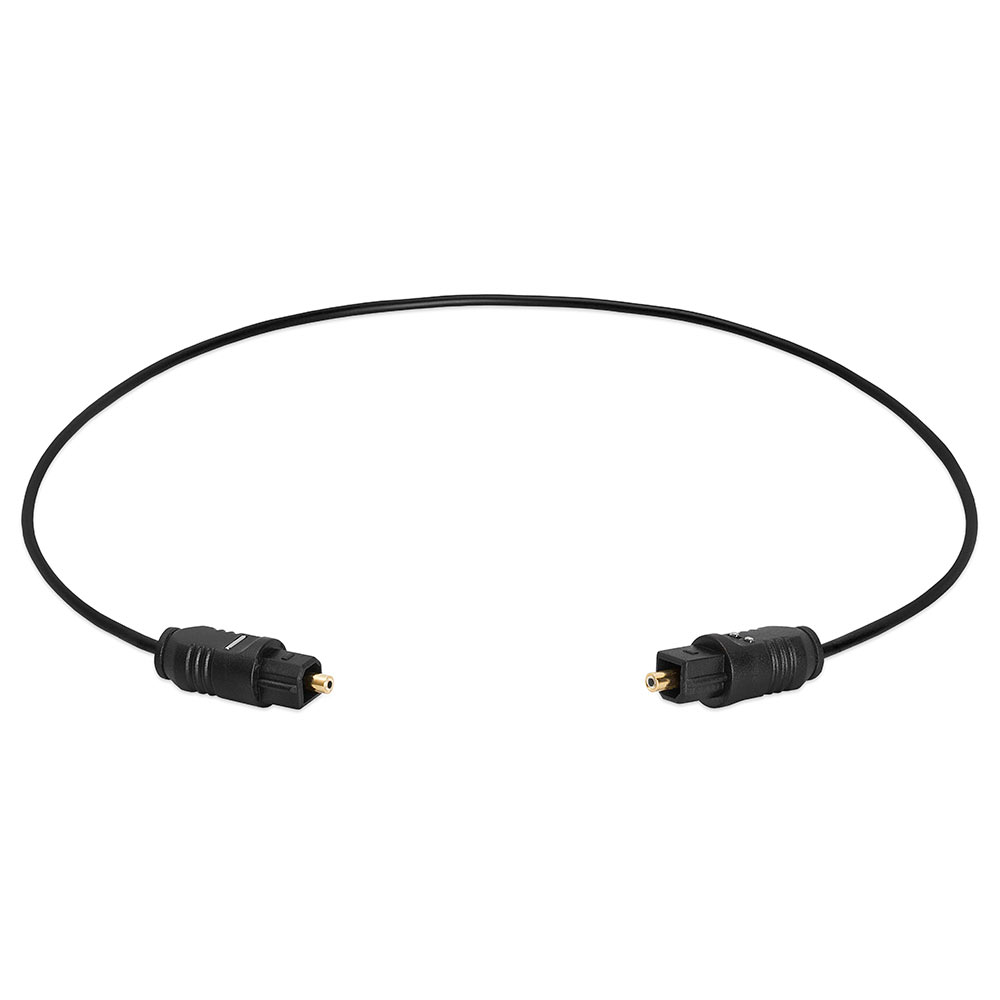 Gold TOSLink Fiber Optical Optic Digital Audio Cable SPDIF Sound Bar Cord  (3 ft) (1.5 FT), 1 - Kroger