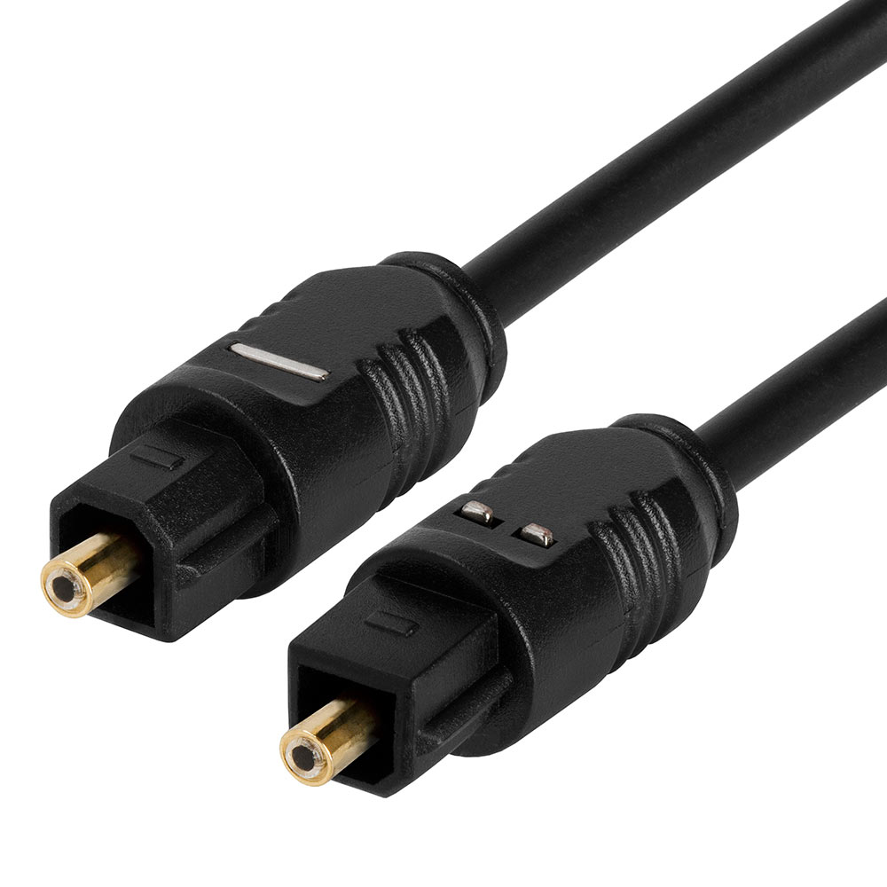 loco vender Dialecto TOSLink Fiber Optic Digital Audio Cable (S/PDIF) – 12Feet