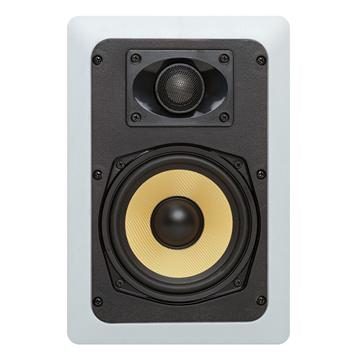 5.25" Surround Sound 2-Way In-Wall/In-Ceiling Aramid Fiber Speakers (Pair) - Rectangular