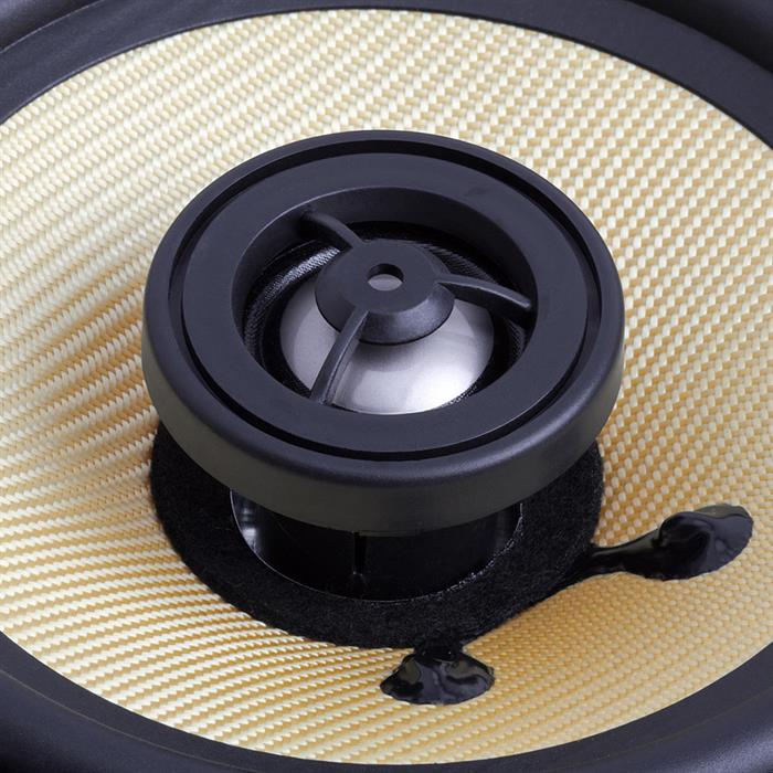 6.5” Ceiling Wall Mount Speakers: Titanium Dome Tweeter - provides a very natural sound