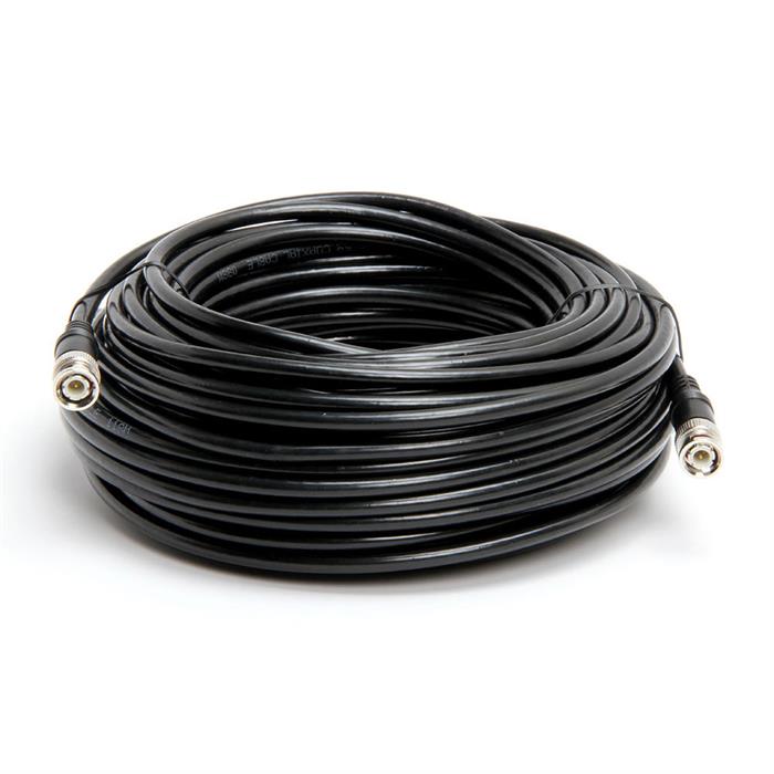 Cmple RG59U 100 Feet BNC Male to BNC Male, 75 Ohm, Coaxial BNC to BNC Video Cable, 100FT Black