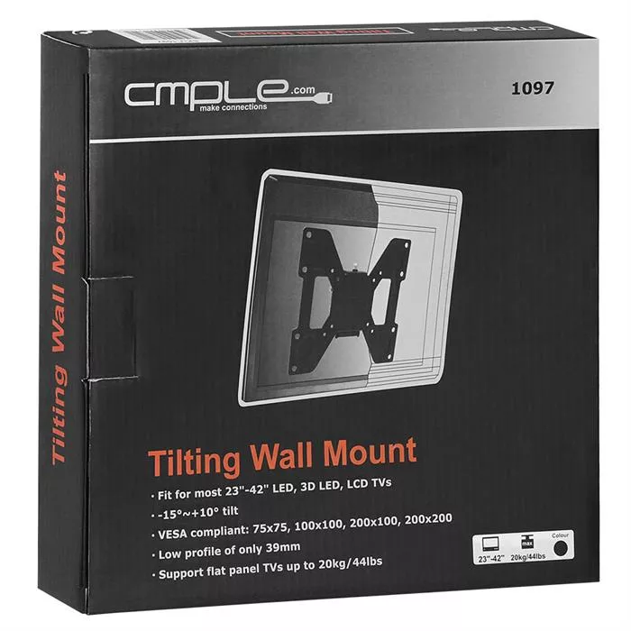 Package - TV Wall Mount for 23"-42" TVs
