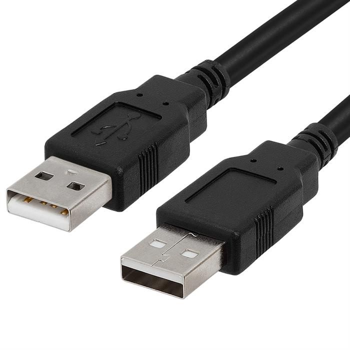 USB 2.0 A Male To A Male High-Speed 480 Mbps Cable - 15 Feet Black